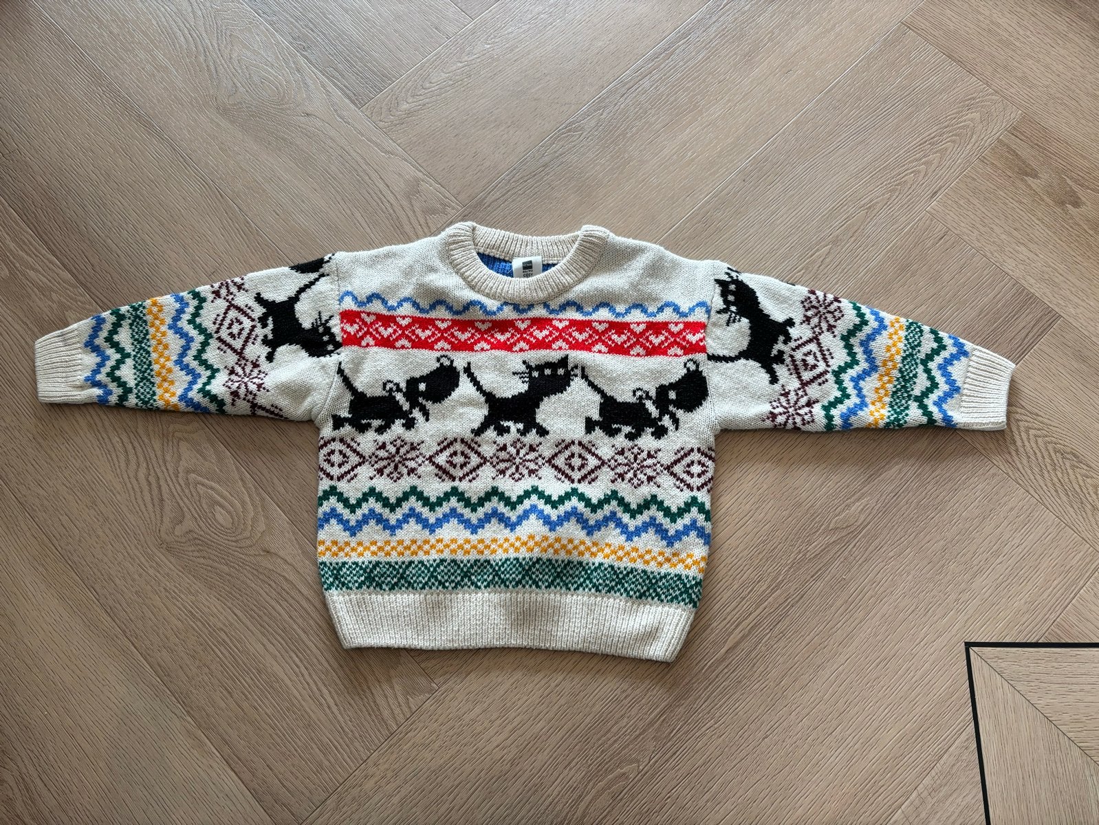Hema Kersttrui Maat 86/92, Kinderen en Baby's, Babykleding | Maat 86, Ophalen, Gebruikt, Jongetje of Meisje, Truitje of Vestje
