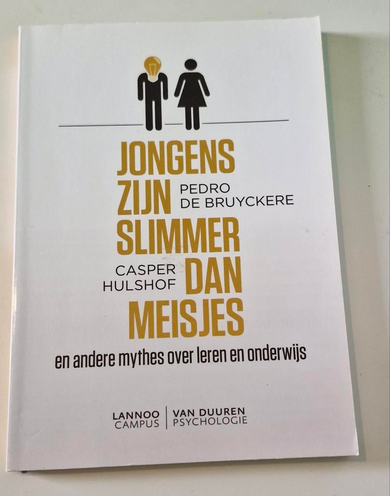 Jongens zijn slimmer dan meisjes - Pedro de Bruyckere, Zo goed als nieuw, Gamma, Overige niveaus, Pedro de Bruyckere, Casper Hulshof