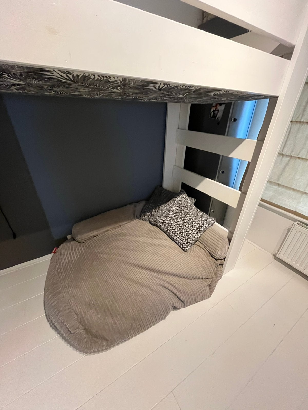 Lounge pug xxl zitzak, Ophalen, Zo goed als nieuw, Beige, Zitzak
