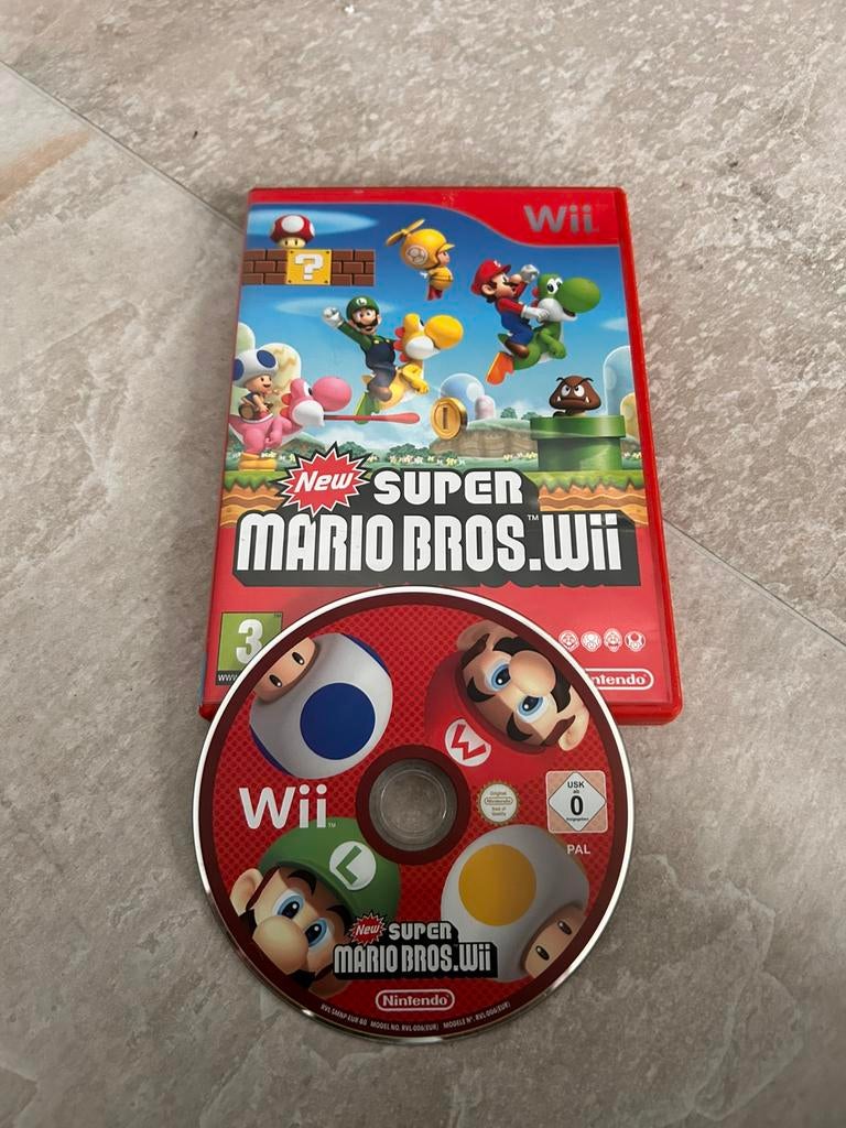 Nintendo Wii Super Mario Bros, Avontuur en Actie, Gebruikt, Ophalen of Verzenden, 3 spelers of meer