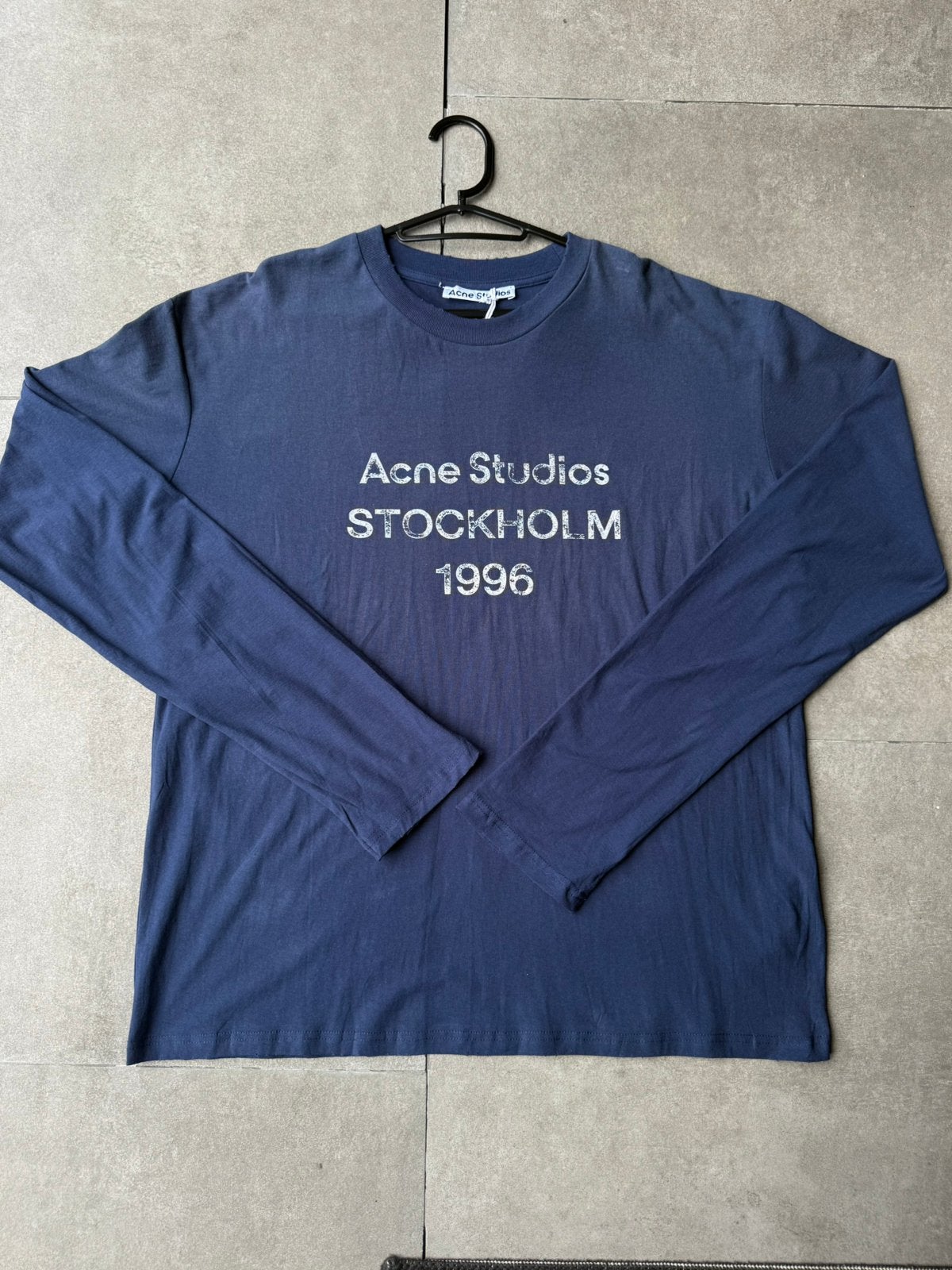 Acne atudios longsleeve, Kleding | Heren, Ophalen of Verzenden, Zo goed als nieuw, Maat 52/54 (L), Blauw