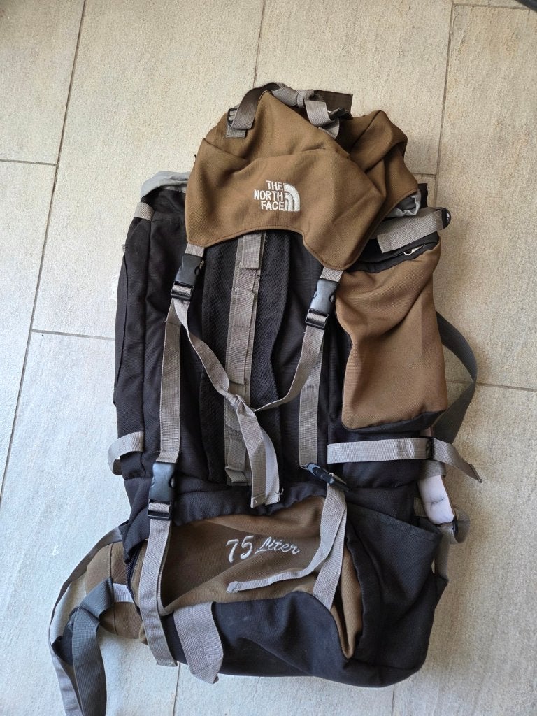 The North Face 75-liter hiking backpack rugzak, Ophalen of Verzenden, Gebruikt, Rugzak