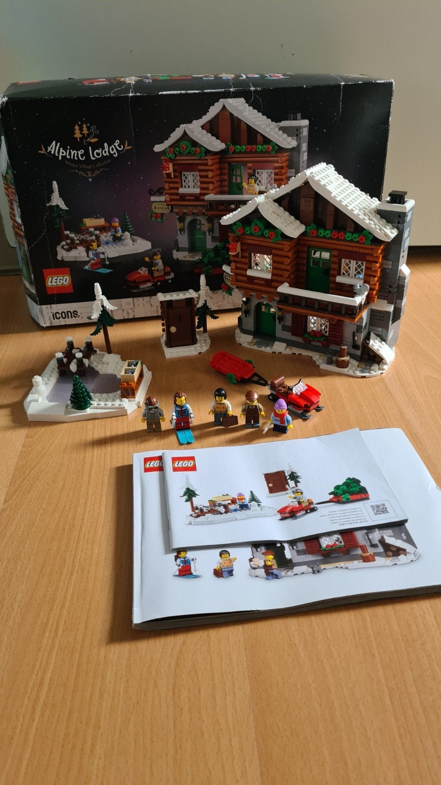Lego kerst skihut, Lego, Ophalen of Verzenden, Icons, Compleet