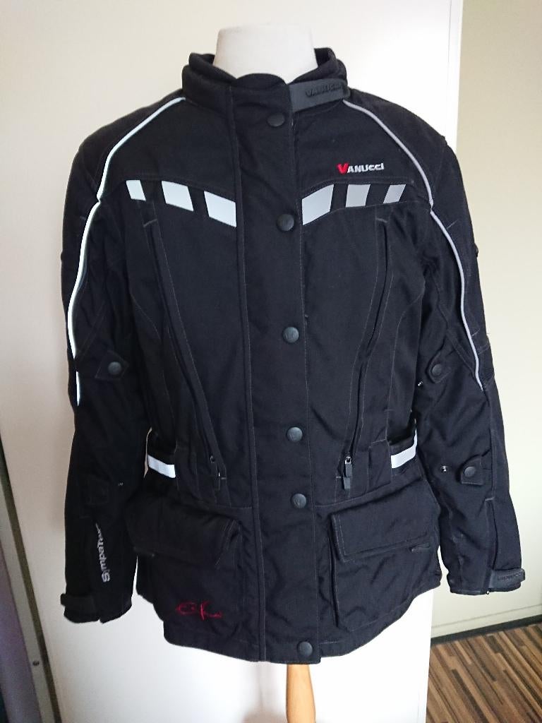 motorjas dames  Vanucci maat 48D, Motoren, Kleding | Motorkleding, Ophalen of Verzenden, Tweedehands, Dames, Jas | textiel