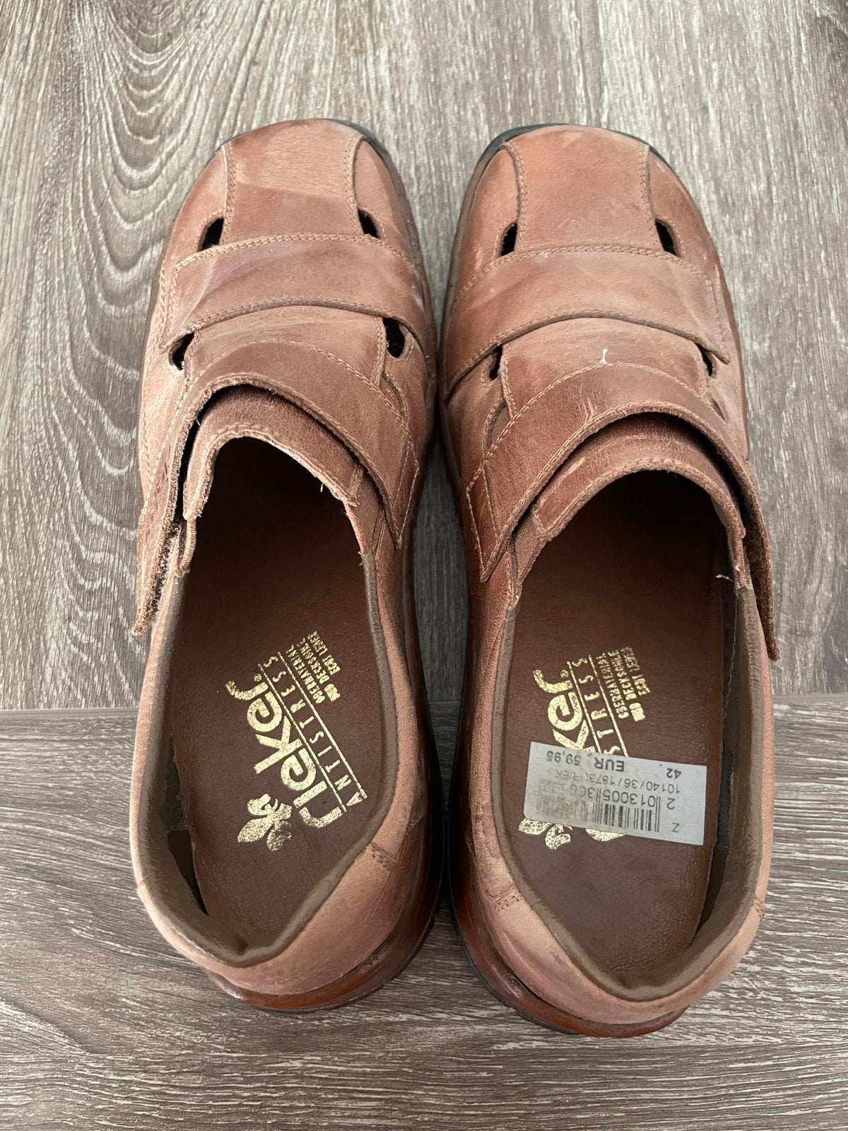 Rieker Antistress Herenschoenen Maat 42 - Bruin, Ophalen, Gedragen, Bruin, Instappers