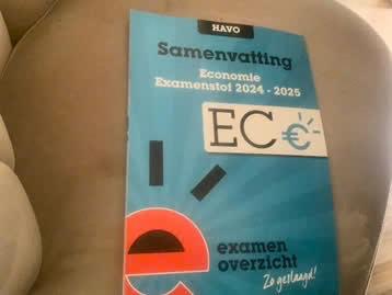 ExamenOverzicht Samenvatting Economie HAVO., Verzenden, Zo goed als nieuw, HAVO, Economie