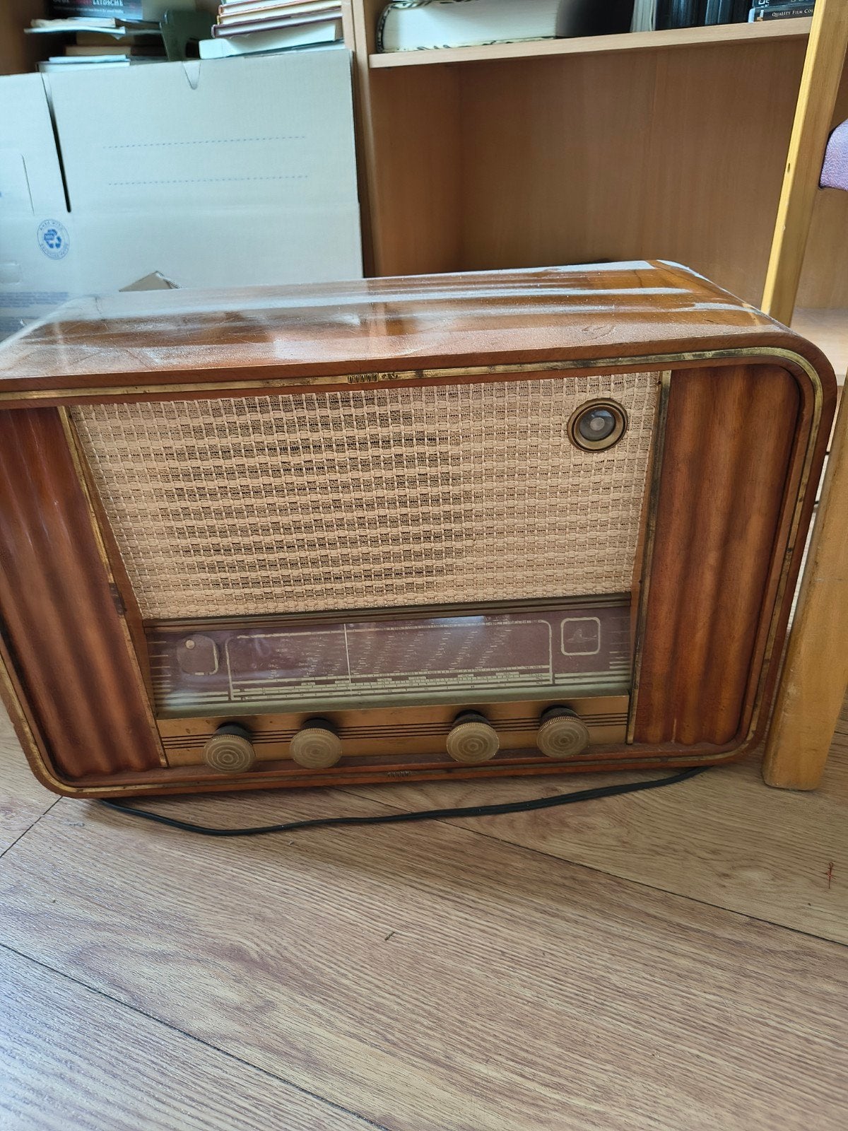 Nostalgische buizenradio, Antiek en Kunst, Antiek | Tv's en Audio, Ophalen