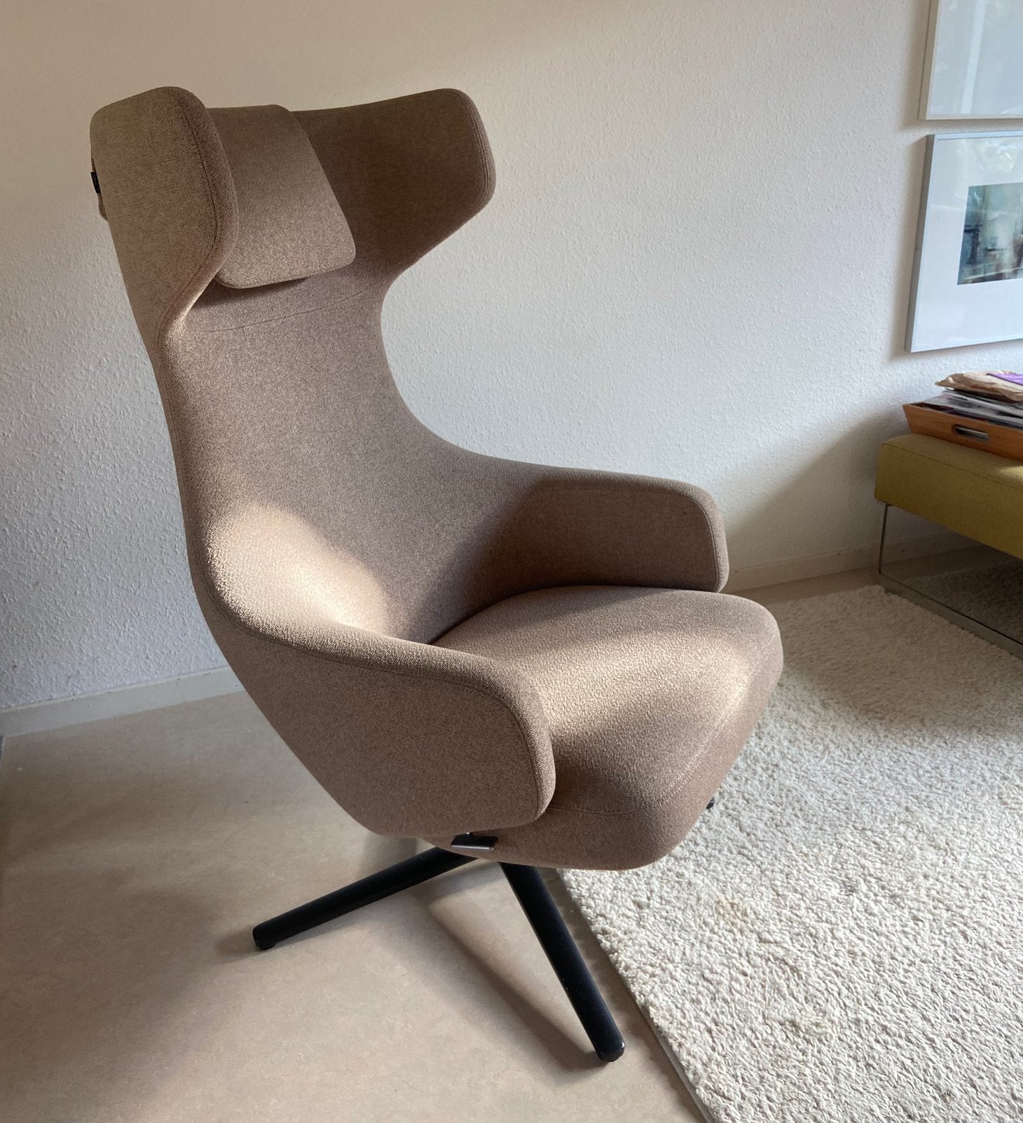Vitra Grand Repos met Ottoman, Ophalen, Overige kleuren, Zo goed als nieuw, Designmeubel