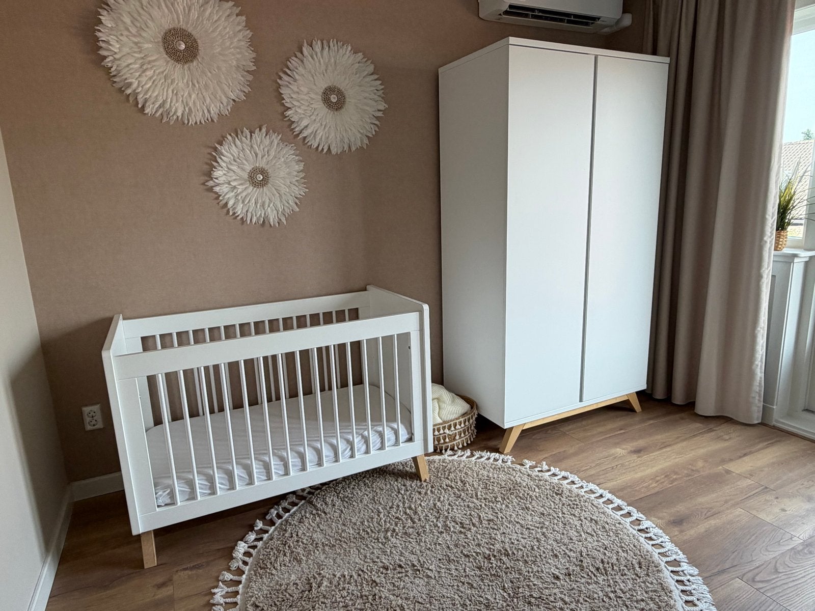 Complete Bopita babykamer 3-delig: kast, commode, ledikant, Ophalen, Gebruikt, Jongetje of Meisje