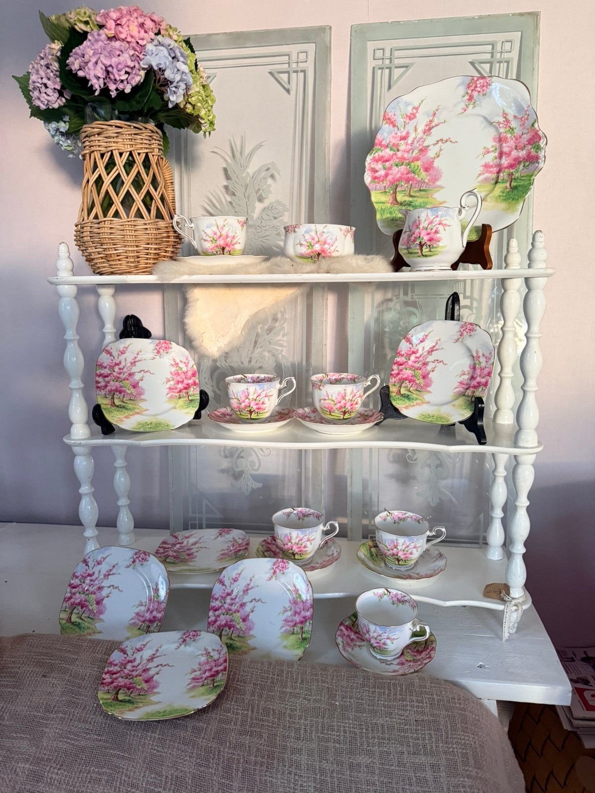 Royal Albert Blossomtime 6. Pers servies 1940 izgst, Ophalen