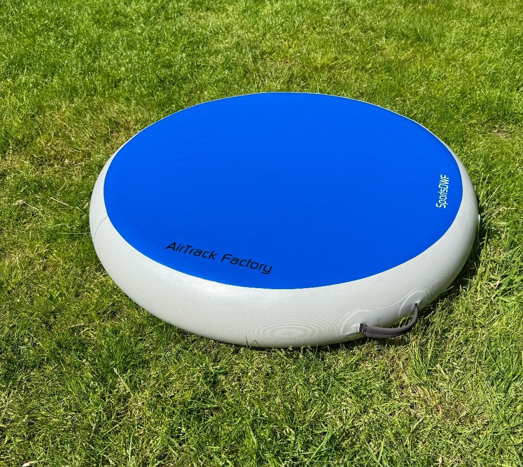 Airspot Airtrackfactory airtrack, Ophalen, Kindermaat 122 t/m 140, Zo goed als nieuw, Blauw