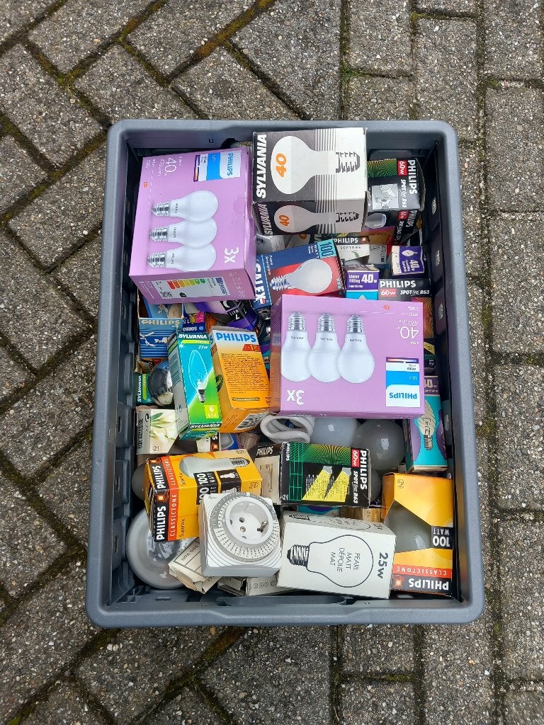 lampen een doos vol, Ophalen, Gebruikt, Overige fittingen, Overige typen