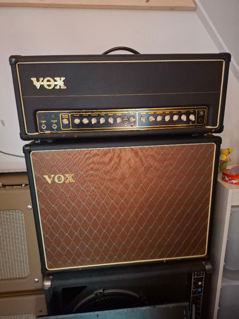Vox AC50CP2 Gitaarversterker Top en Cabinet, Ophalen, Gebruikt, Gitaar, 50 tot 100 watt