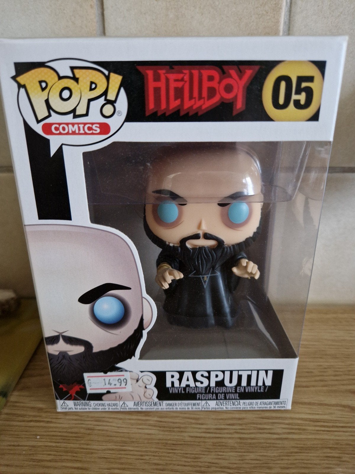 funko pop rasputin nr 05 hellboy, Ophalen of Verzenden, Zo goed als nieuw