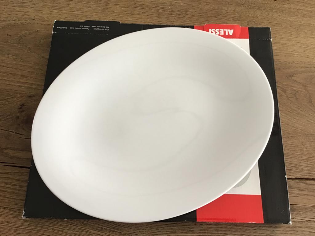 “ALESSI “KU DESIGN TOYO ITO 2006 OVALE SERVEER SCHAAL 36x29, Overige materialen, Ophalen of Verzenden, Overige stijlen, Schaal of Schalen