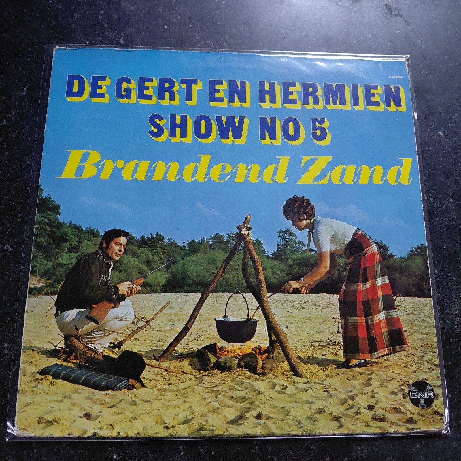 Gert en Hermien - Brandend Zand (Show No 5) LP, LP, Gebruikt, Ophalen of Verzenden, Levenslied of Smartlap