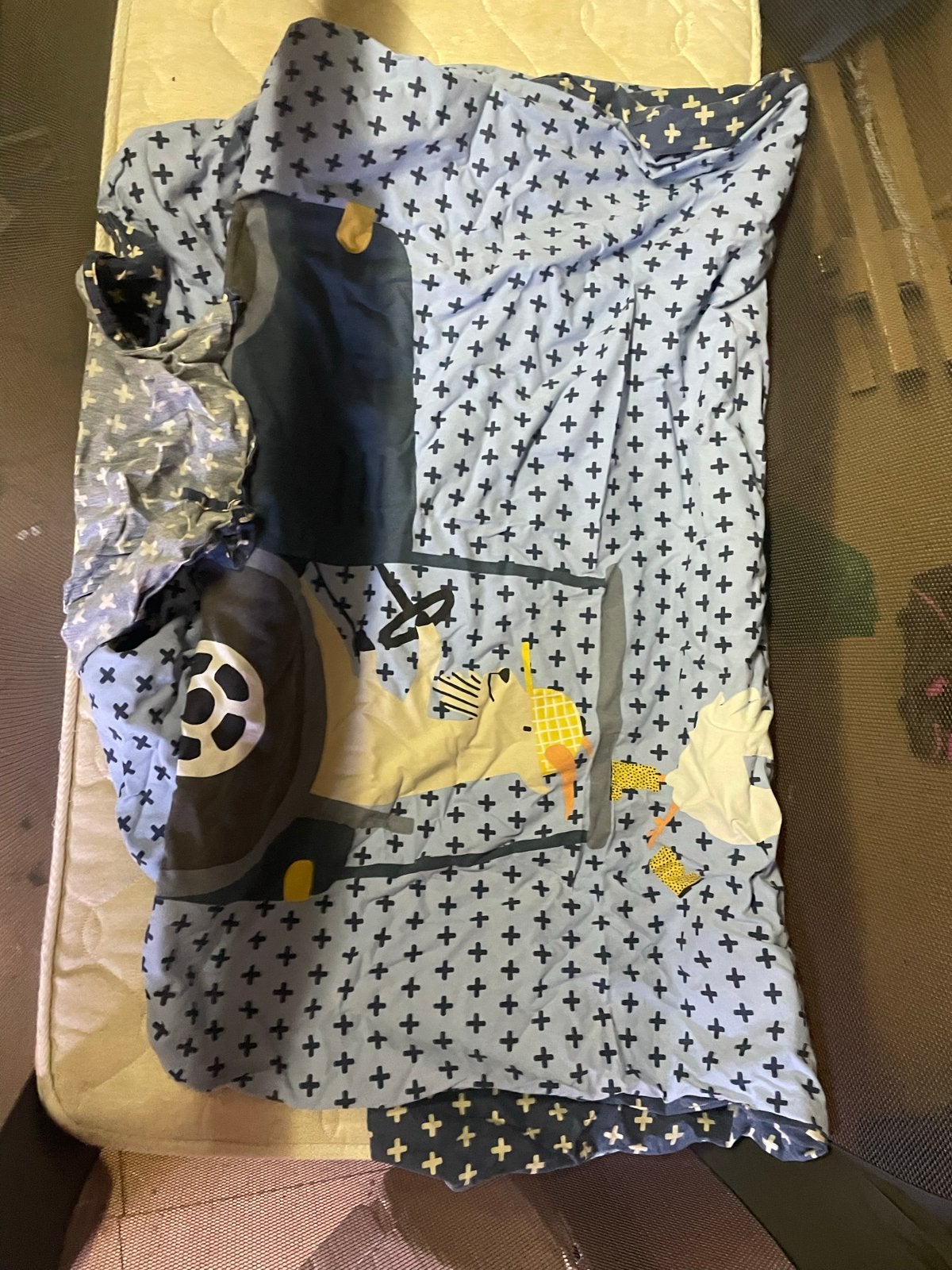 Campingbed met beddengoed, Ophalen, Gebruikt, Reisbedje