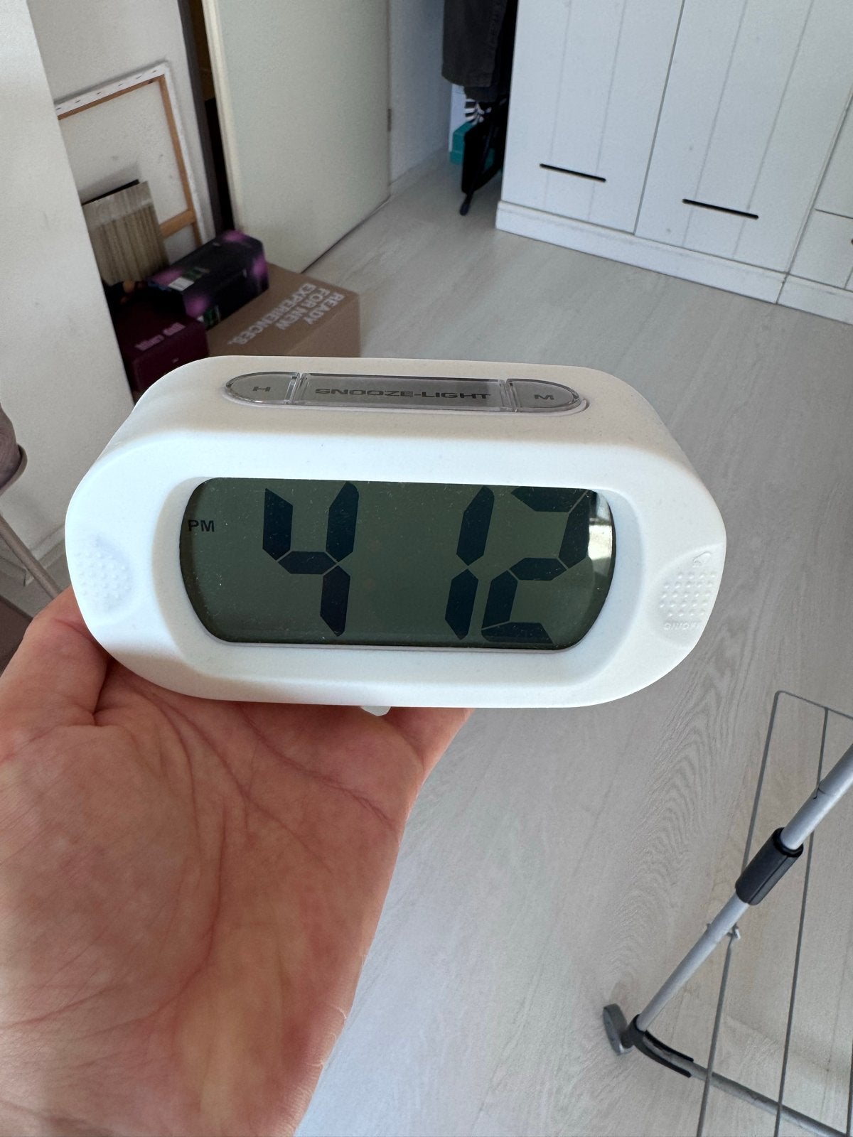 Karlsson Wekker - Digitale Klok met Snooze-Licht, Ophalen of Verzenden, Zo goed als nieuw, Digitaal