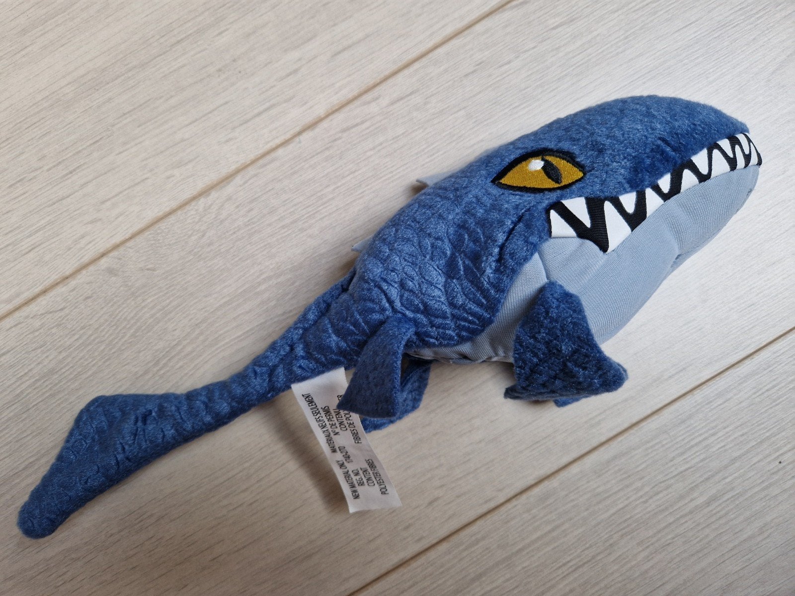 jurassic world mosasaurus knuffel mosasaur park pluche plush, Ophalen of Verzenden, Zo goed als nieuw