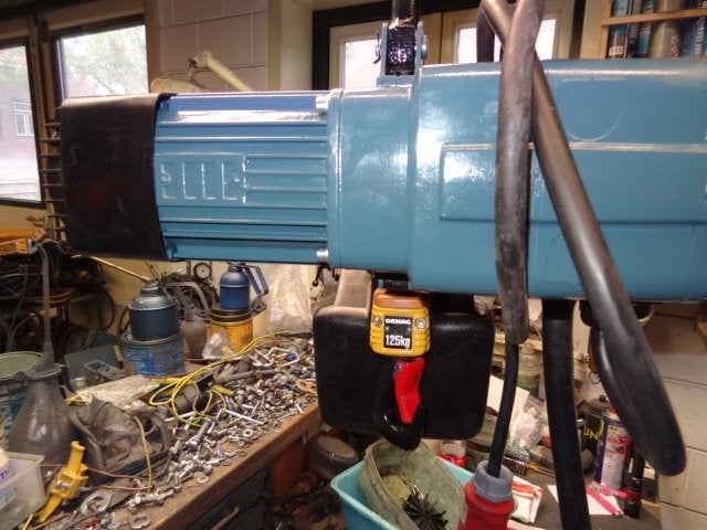 DEMAG ketting takel DK 125 kg, Doe-het-zelf en Verbouw, Lieren en Takels, Ophalen of Verzenden, Zo goed als nieuw, Elektrisch