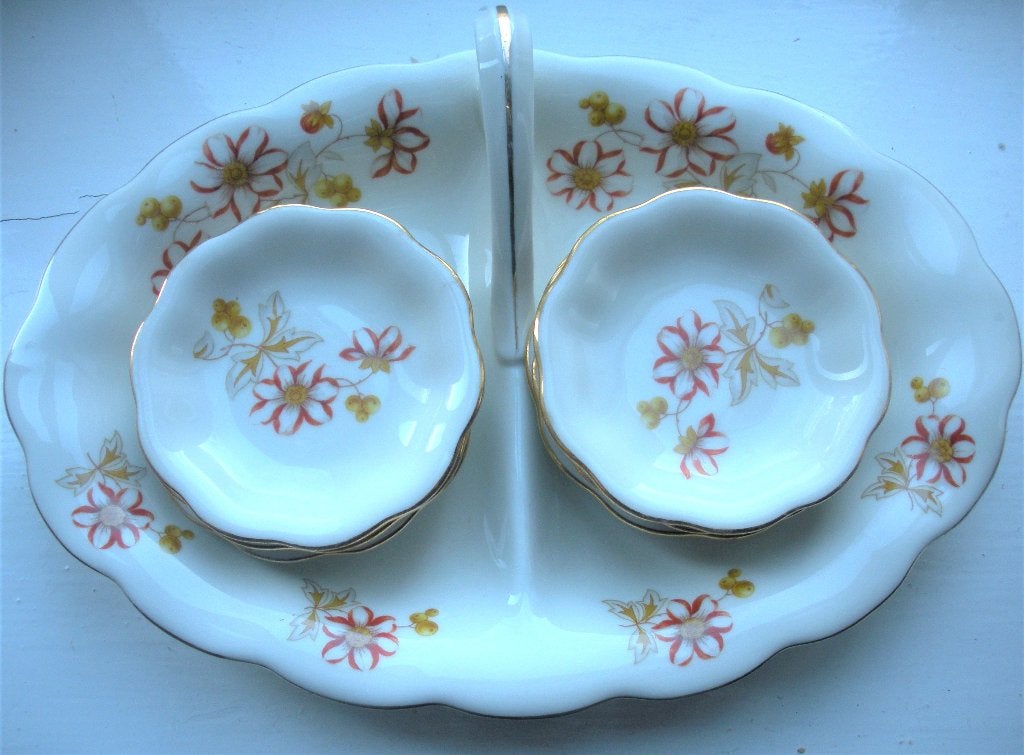Porseleinen Schalen-set  Königszelt Duitsland 1930, Ophalen of Verzenden