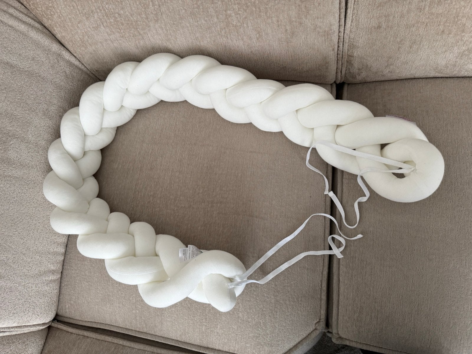 Babybed bumper, Kinderen en Baby's, ABZ, Jongetje of Meisje, Wit, Ophalen of Verzenden