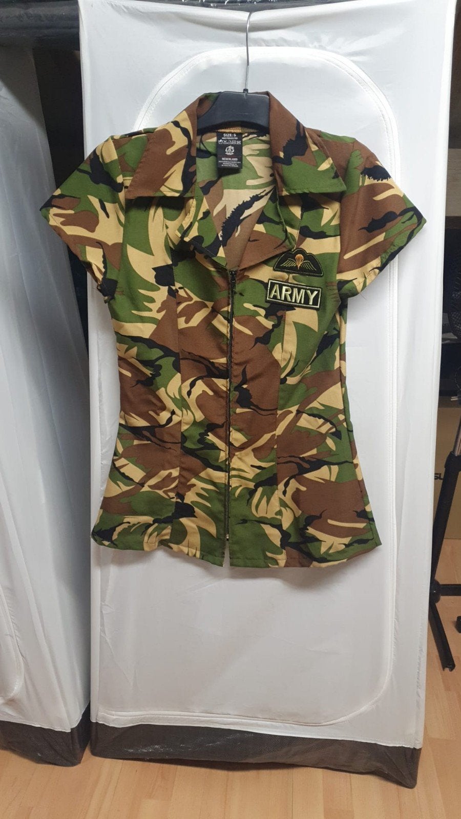 legerjurkje, Carnaval, Ophalen of Verzenden, Zo goed als nieuw, Kleding