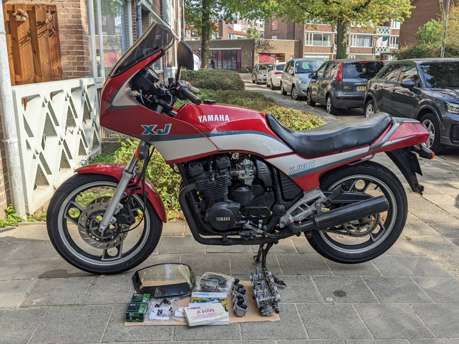 Yamaha XJ600 loop of als donor, onderdelen., Motoren, Ophalen, Gebruikt