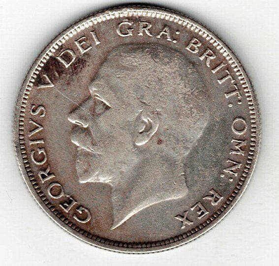 26-1754 Engeland halfcrown 1929, Ophalen of Verzenden, Overige landen, Losse munt, Zilver