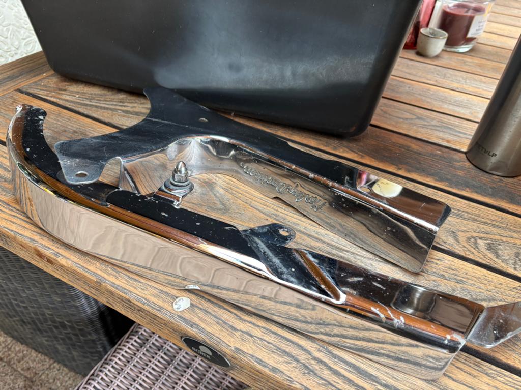 Harley Fatboy evo belt guards, Motoren, Ophalen of Verzenden
