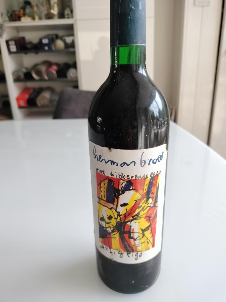 Rode wijn van Herman brood, Verzamelen, Wijnen, Ophalen of Verzenden, Zo goed als nieuw, Italië, Rode wijn