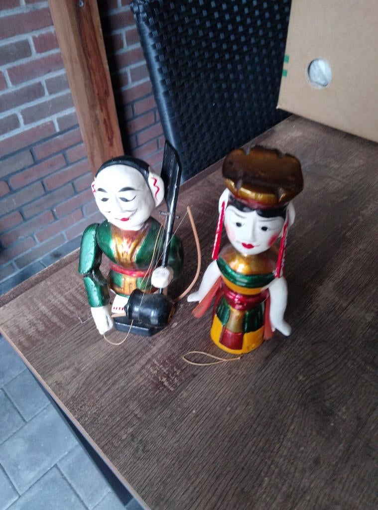 2 chinees japanse pippetjes vrouwtje is een trekpop, Ophalen of Verzenden
