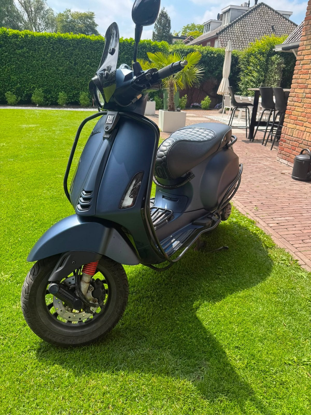 Vespa sprint opaco blue 16964km 2022, Ophalen, Maximaal 45 km/u, Vespa S, Zo goed als nieuw