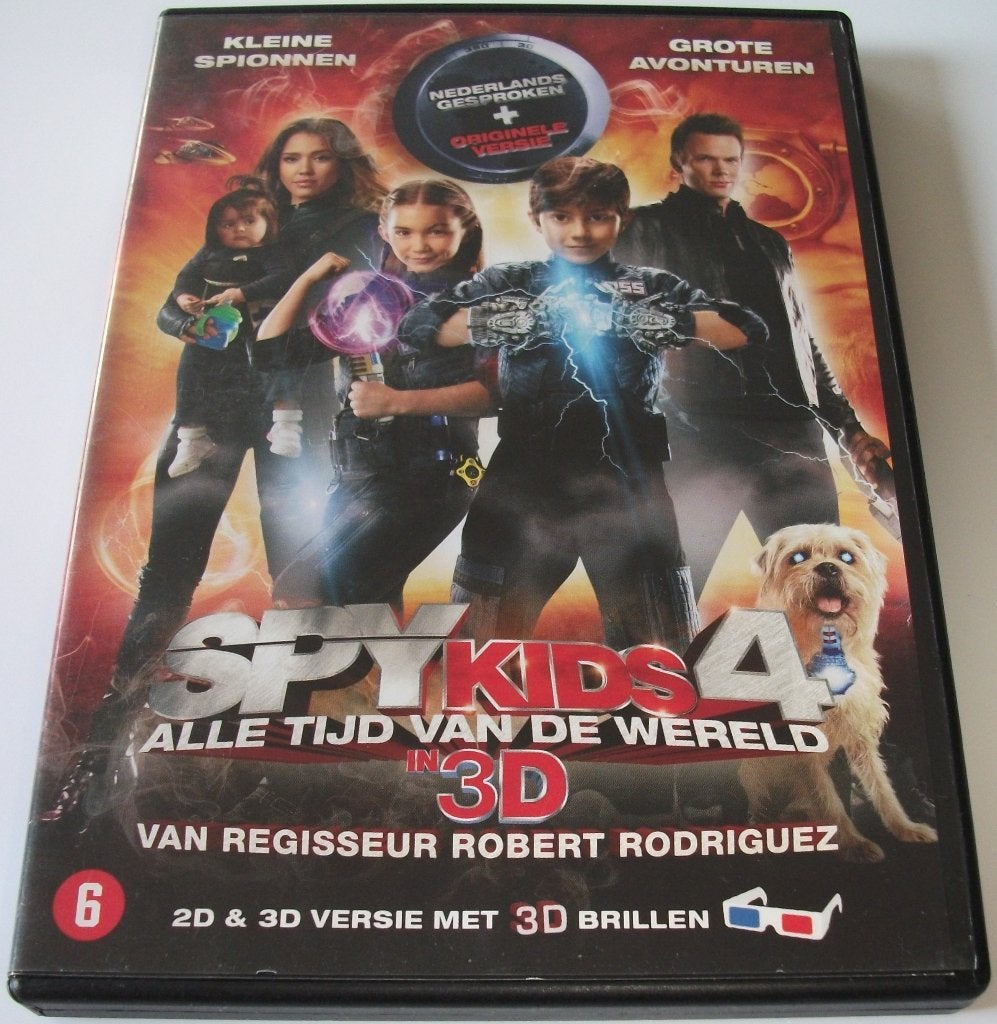 Dvd *** SPY KIDS 4 *** 2D & 3D Versie, Cd's en Dvd's, Vanaf 6 jaar, Ophalen of Verzenden, Zo goed als nieuw