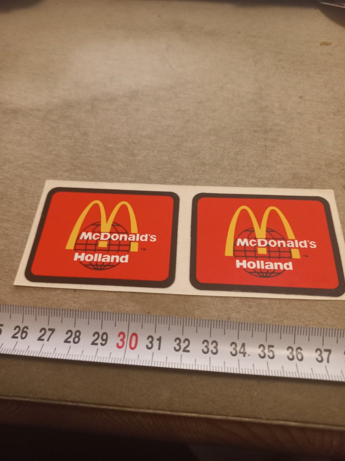 McDonald's Holland stickers - 2 stuks, Verzamelen, Ophalen of Verzenden, Nieuw, Overige typen