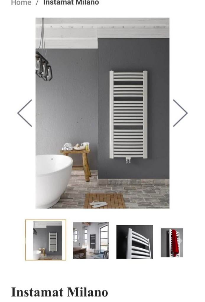 Radiator Instamat (nieuw in doos, bieden), Doe-het-zelf en Verbouw, Verwarming en Radiatoren, Ophalen, Radiator, Nieuw, 60 tot 150 cm