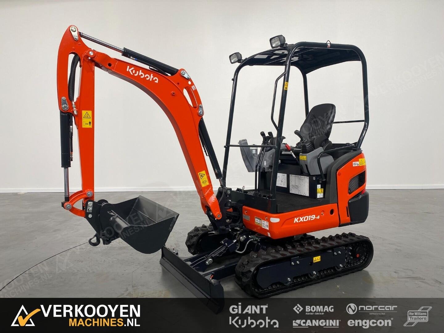 2024 Kubota KX019-4 Canopy VK8986, Zakelijke goederen, Machines en Bouw | Kranen en Graafmachines, Graafmachine