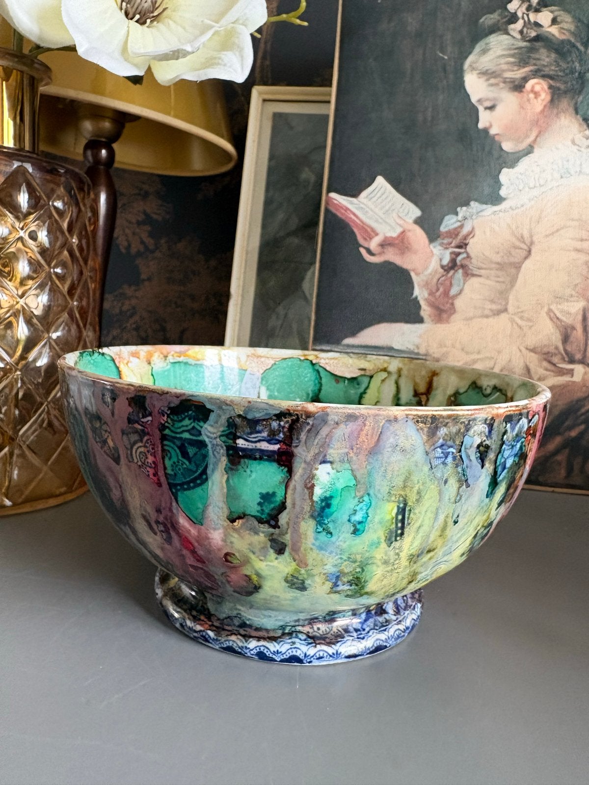 Unieke Flamand Villeroy & Boch kom - Handgemaakt design, Ophalen of Verzenden