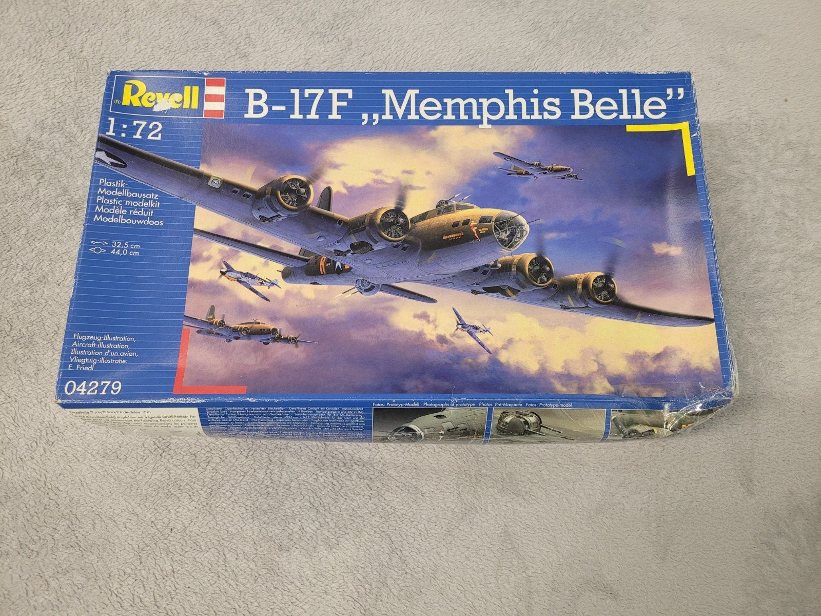 Revell B-17F "Memphis Belle" modelbouw Vliegtuig 1:72, .., 1:72 tot 1:144, .., Revell