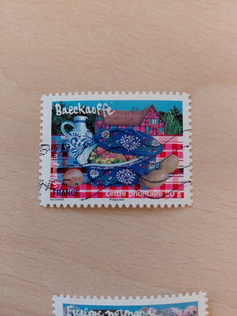 2010 Frankrijk smaak van de regio Baeckaoffe ovenschotel, Verzenden, Gestempeld