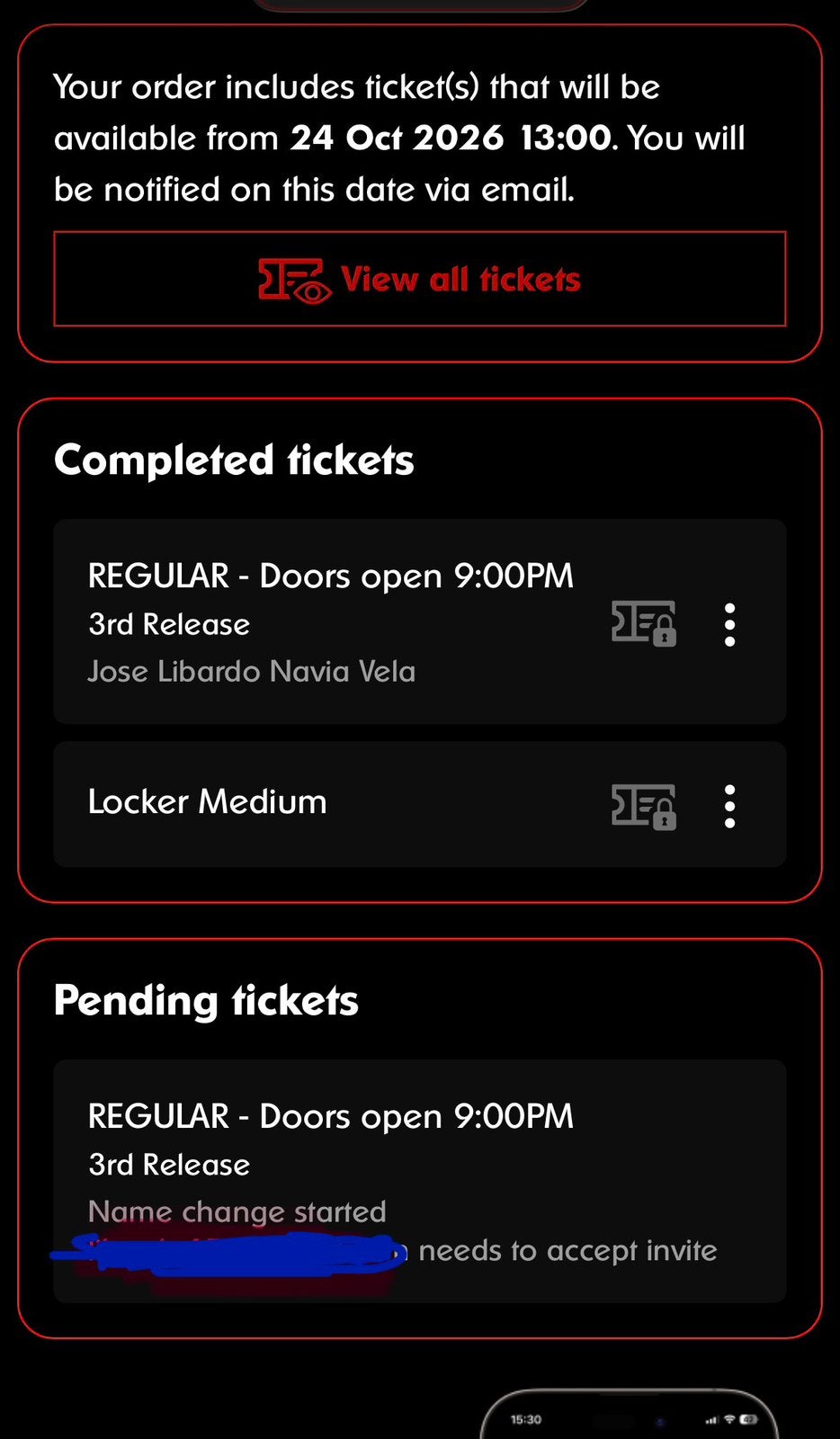AMF 2026 regular tickets 2x + 1x medium locker, Twee personen, Oktober