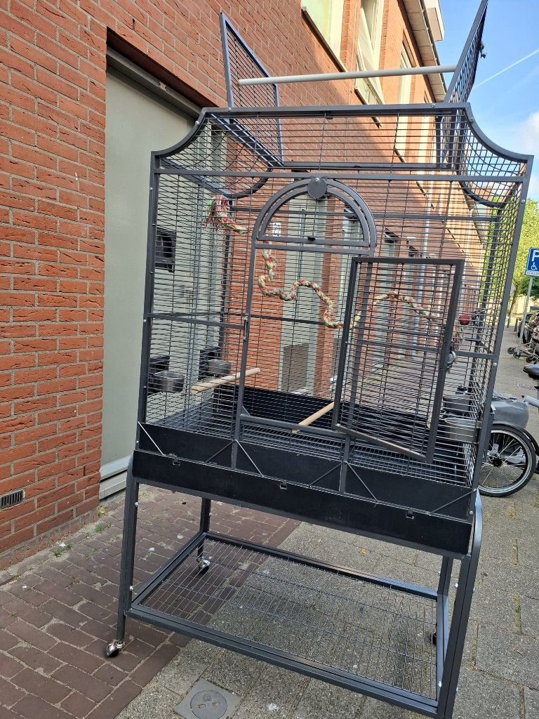 vogels kooi voor alle soorten  vogels, Ophalen, Zo goed als nieuw, Metaal, Vogelkooi