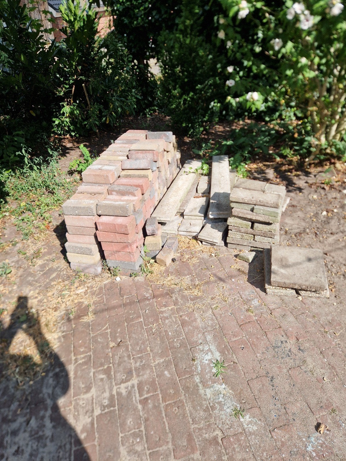 Klinkers gratis, Ophalen, Gebruikt, Beton, Klinkers