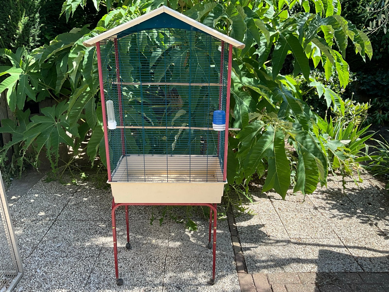 Vogelkooi, Dieren en Toebehoren, Vogels | Hokken en Kooien, Ophalen, Zo goed als nieuw, Aluminium, Vogelkooi