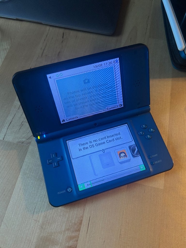 Nintendo DSi XL - geen spellen, Dsi XL, Gebruikt, Blauw, Ophalen of Verzenden