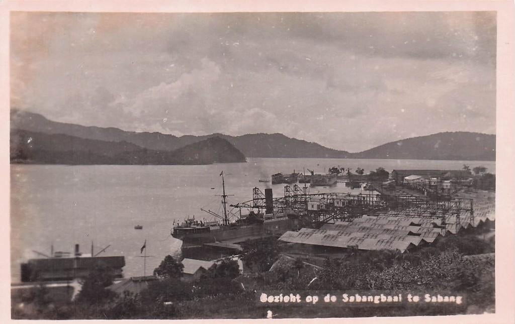 Nederlands Indië - Sabang Gezicht op Sabangbaai, Ophalen of Verzenden, Voor 1920, Overig Europa