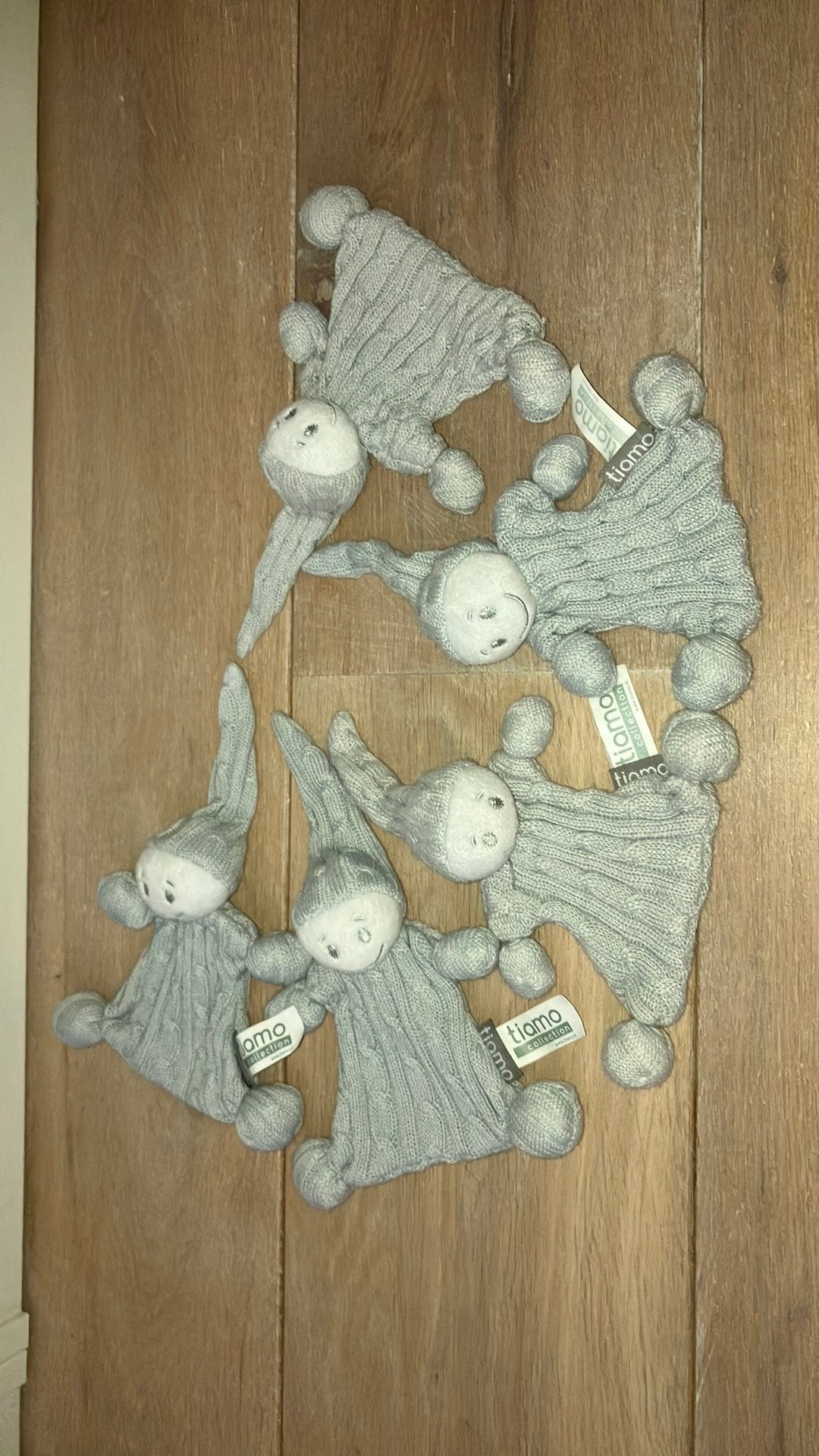 Tiamo grijs spookje tutpopje, Kinderen en Baby's, Ophalen of Verzenden, Zo goed als nieuw, Overige typen
