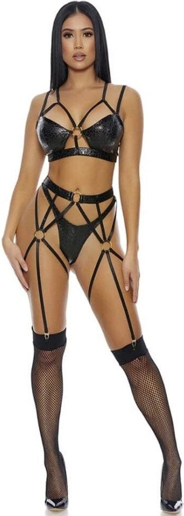 Forplay ``That`s My Spot`` Lingerie Set Zwart maat S (515), Kleding | Dames, Ondergoed en Lingerie, Forplay, Ophalen of Verzenden
