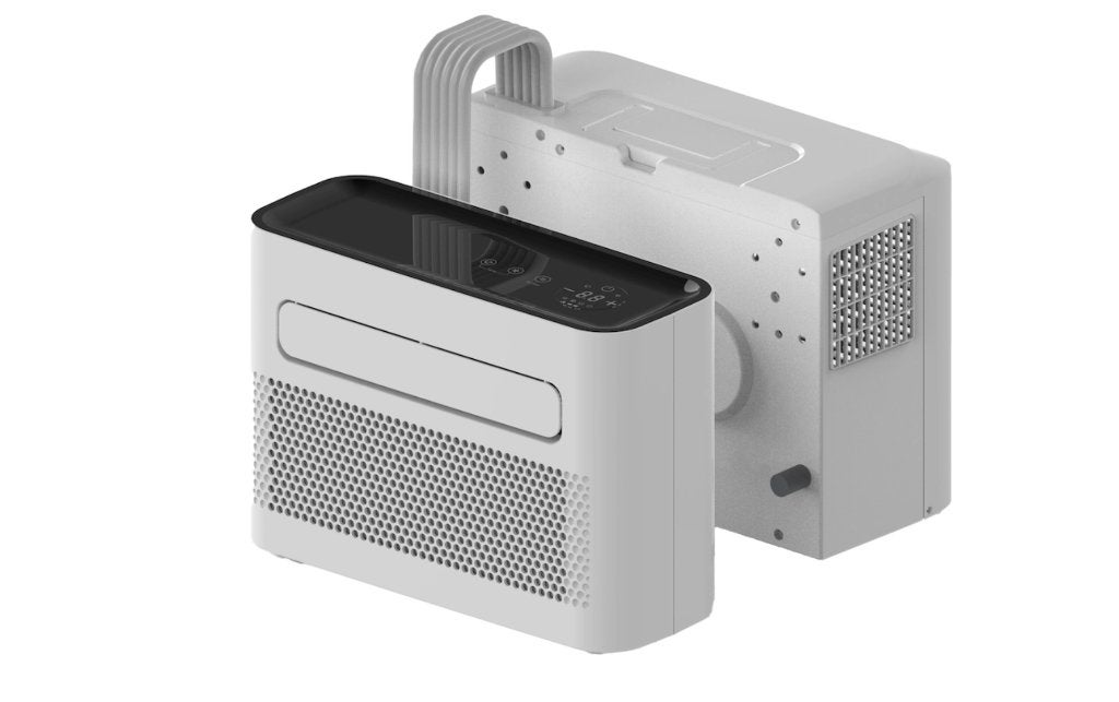 Qlima Qsplit mini mobiele airco - als nieuw, 1x gebruikt, Ophalen, Koelen en Ontvochtigen, Timer, Minder dan 60 m³