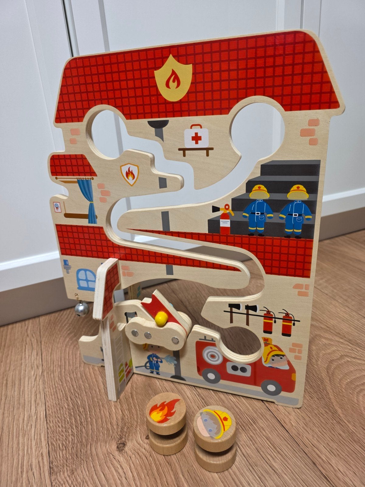 Houten doolhof van Playtive, Kinderen en Baby's, Speelgoed | Houten speelgoed, Ophalen, Zo goed als nieuw, Overige typen